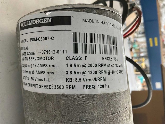 Kollmorgen psm-c3007-c servomotor - afbeelding 5 van  5
