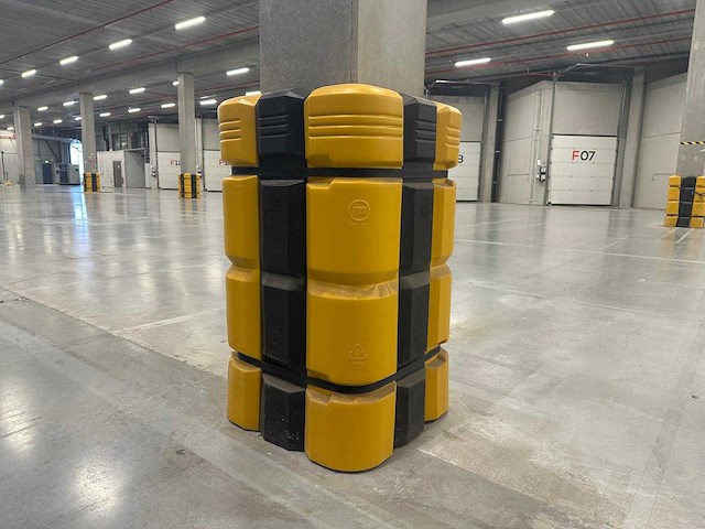 Kolombeschermer 400x400x1100mm (5x) - afbeelding 1 van  5