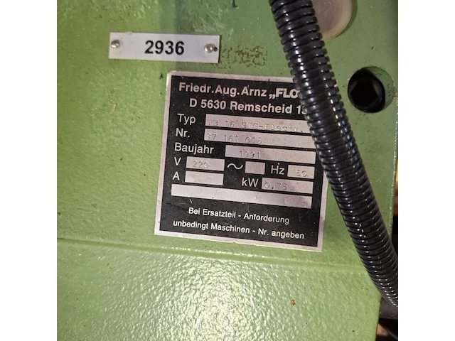 Kolomboormachine, flott, tb 16 stg-electr, 1991 - afbeelding 14 van  16