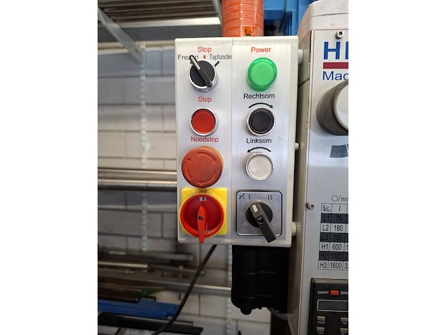 Kolomboormachine hbm, 40h boor/tap, bouwjaar 2019 - afbeelding 7 van  11