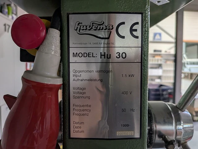 Kolomboormachine huvema, hu30, bouwjaar 1999 - afbeelding 2 van  14