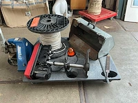 Kolomboormachine + katrol met touw