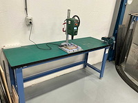 Kolomboormachine met werkbank en bankschroef - afbeelding 1 van  10
