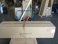 Kolomkast 2-deurs deuren openen naar links, verso 826201, rood/terra - afbeelding 3 van  4
