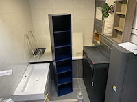 Kolomkast 35x33x175 cm donker blauw - afbeelding 5 van  8