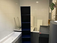 Kolomkast 35x33x175 cm donker blauw - afbeelding 6 van  8