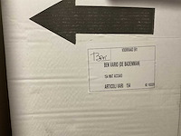 Kolomkast 35x33x175 cm donker blauw - afbeelding 8 van  8