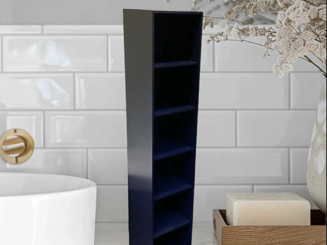 Kolomkast 35x33x175 cm donker blauw - afbeelding 1 van  6