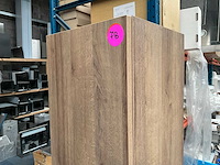 Kolomkast 35x33x175cm denver eiken greeploos - afbeelding 1 van  6
