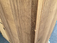 Kolomkast 35x33x175cm denver eiken greeploos - afbeelding 2 van  6