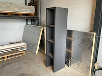 Kolomkast eiken fineer wengé - afbeelding 1 van  3