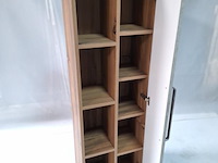 Kolomkast met deur en open vakken - ca. 45x29x140 cm - afbeelding 4 van  4