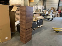 Kolomkast met wasmand - afbeelding 1 van  5