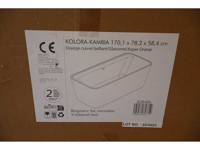 Kolora kambia 825351 - vrijstaande bad - afbeelding 2 van  5
