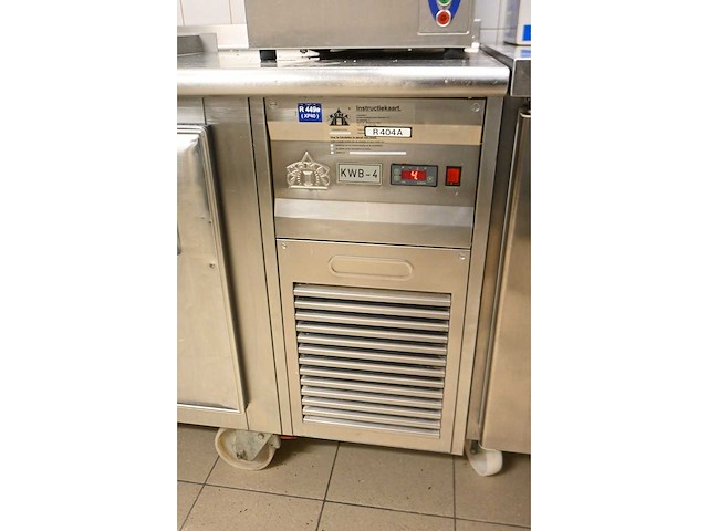 Koma kwb-4 mobiele rvs koelwerkbank - afbeelding 3 van  6