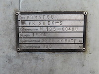 Komatsu - 1994 - fb 20 ex-5 - vorkheftruck - afbeelding 6 van  17