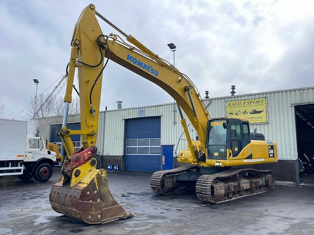 Komatsu - 2002 - pc340 - rupsgraafmachine - afbeelding 1 van  27
