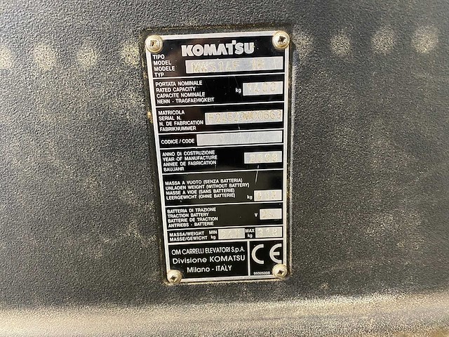Komatsu - 2008 - mws14f - stapelaar - afbeelding 12 van  13