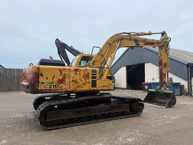 Komatsu - pc210lc-6k - 9514 uren - incl. snelwissel en bak - rupsgraafmachine - afbeelding 7 van  11