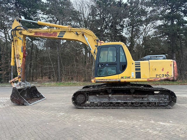 Komatsu - pc210lc-6k - 9514 uren - incl. snelwissel en bak - rupsgraafmachine - afbeelding 1 van  11