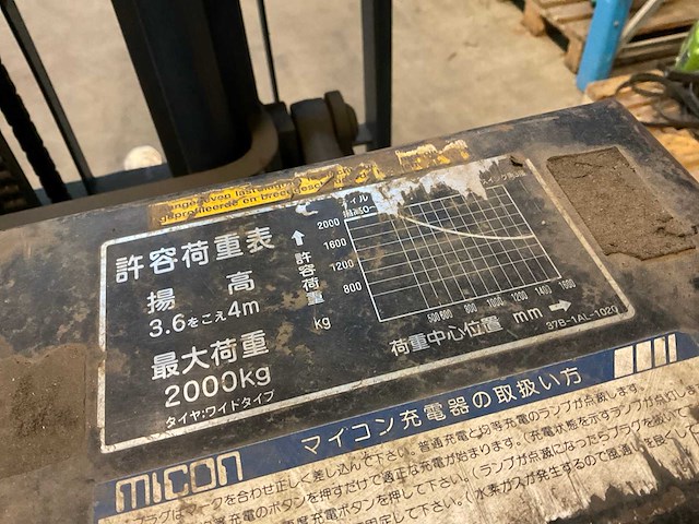 Komatsu fb20-3 vorkheftruck - afbeelding 3 van  20