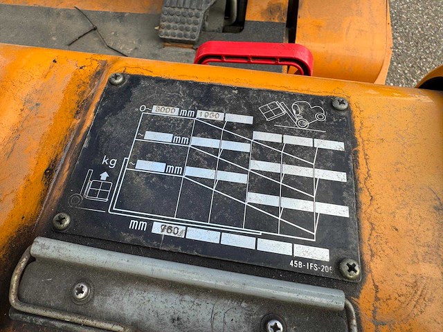 Komatsu fb30ex-8 3000kg vorkheftruck met klem en rotator - afbeelding 2 van  15