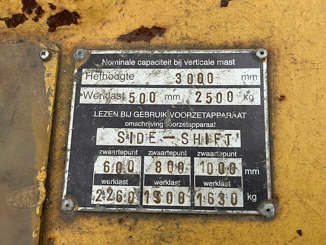 Komatsu fd25-7 vorkheftruck diesel - afbeelding 6 van  14
