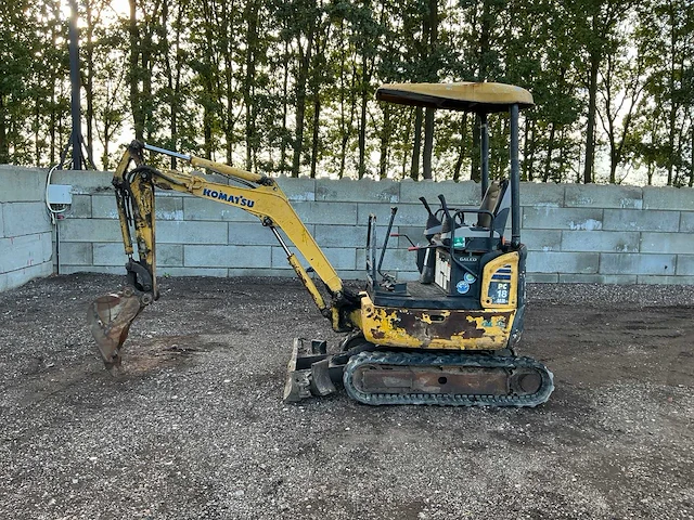 Komatsu pc18 mr-2 minigraafmachine - afbeelding 2 van  38