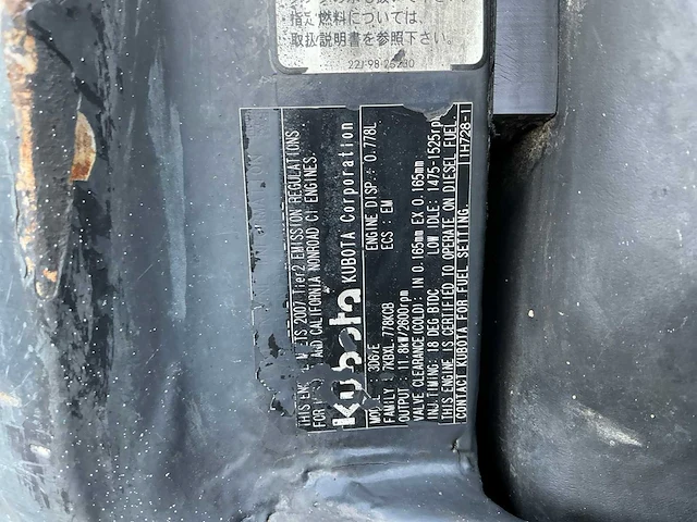 Komatsu pc18 mr-2 minigraafmachine - afbeelding 36 van  38