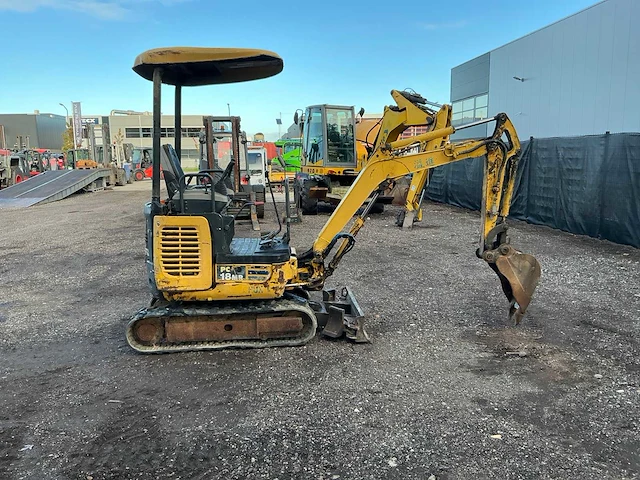 Komatsu pc18 mr-2 minigraafmachine - afbeelding 35 van  38