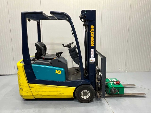 Komatsu vorkheftruck- triplex - freelift - sideshift - acculader - afbeelding 17 van  21