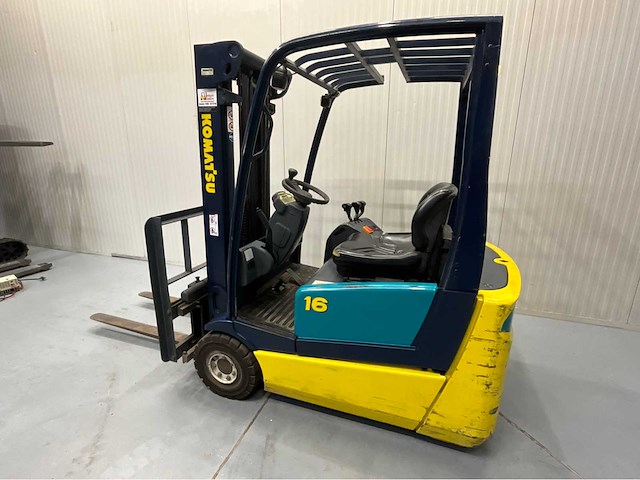 Komatsu vorkheftruck- triplex - freelift - sideshift - acculader - afbeelding 7 van  22