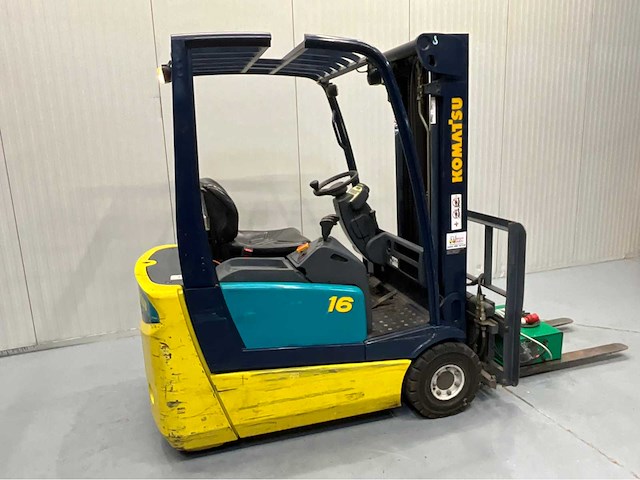 Komatsu vorkheftruck- triplex 4.5m - freelift - sideshift - acculader - afbeelding 17 van  21