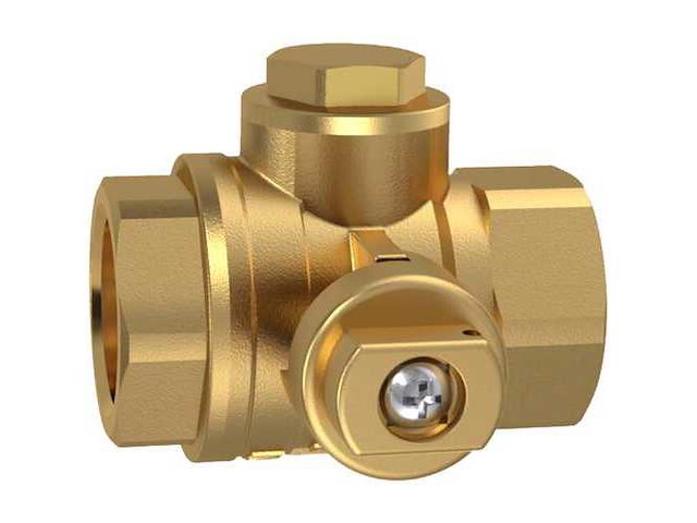 Komfort kogelkraan met filter pn16 dn25 1" bi.dr. dzr messing (4x) - afbeelding 1 van  3