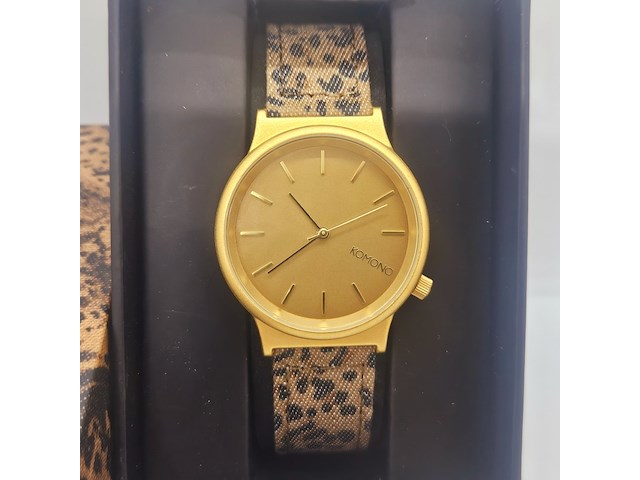 Komono wizard leopard horloge - afbeelding 2 van  8