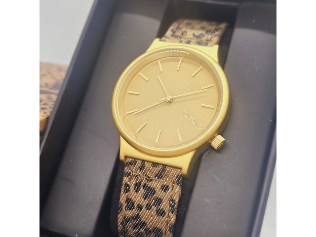 Komono wizard leopard horloge - afbeelding 4 van  8