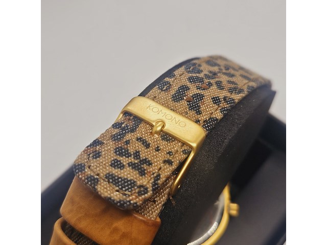 Komono wizard leopard horloge - afbeelding 7 van  8