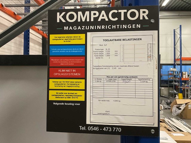Kompactor slp palletstelling - afbeelding 3 van  5