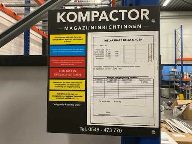 Kompactor slp palletstelling - afbeelding 2 van  3