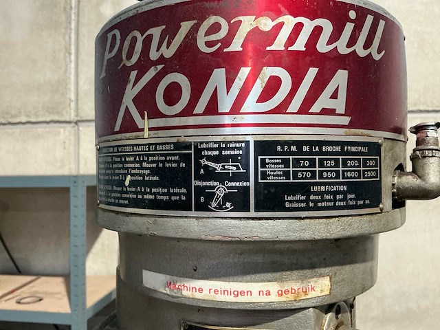 Kondia fv1 bedfreesmachines met beweegbare kolom - afbeelding 5 van  19