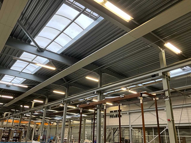 Konecranes jc6834 enkelligger bovenloopkraan 1250kg ton v.v. xn loopcat met elektro kettingtakel + 77 meter m1 kraanbaan - afbeelding 4 van  16