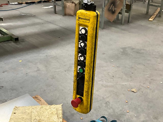 Konecranes jc6834 enkelligger bovenloopkraan 1250kg ton v.v. xn loopcat met elektro kettingtakel + 77 meter m1 kraanbaan - afbeelding 5 van  16