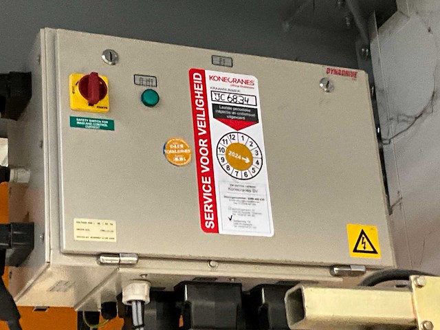 Konecranes jc6834 enkelligger bovenloopkraan 1250kg ton v.v. xn loopcat met elektro kettingtakel + 77 meter m1 kraanbaan - afbeelding 7 van  16