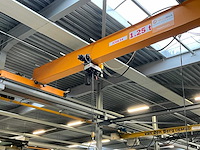 Konecranes jc6834 enkelligger bovenloopkraan 1250kg ton v.v. xn loopcat met elektro kettingtakel + 77 meter m1 kraanbaan - afbeelding 12 van  16