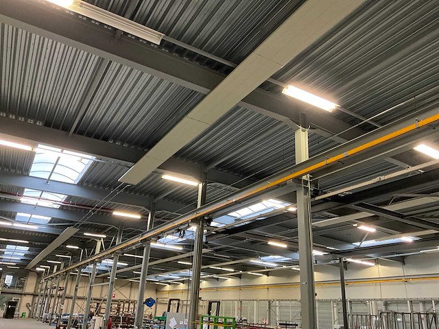 Konecranes jc6835 enkelligger bovenloopkraan 5000kg v.v. ctx400 loopcat met elektro staaldraadtakel + 77 meter m1 kraanbaan - afbeelding 3 van  24