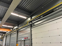 Konecranes jc6835 enkelligger bovenloopkraan 5000kg v.v. ctx400 loopcat met elektro staaldraadtakel + 77 meter m1 kraanbaan - afbeelding 7 van  24