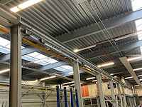 Konecranes jc6835 enkelligger bovenloopkraan 5000kg v.v. ctx400 loopcat met elektro staaldraadtakel + 77 meter m1 kraanbaan - afbeelding 11 van  24