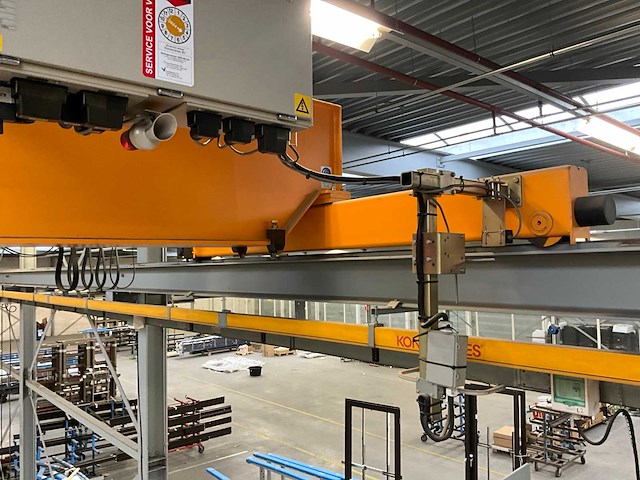 Konecranes jc6835 enkelligger bovenloopkraan 5000kg v.v. ctx400 loopcat met elektro staaldraadtakel + 77 meter m1 kraanbaan - afbeelding 16 van  24