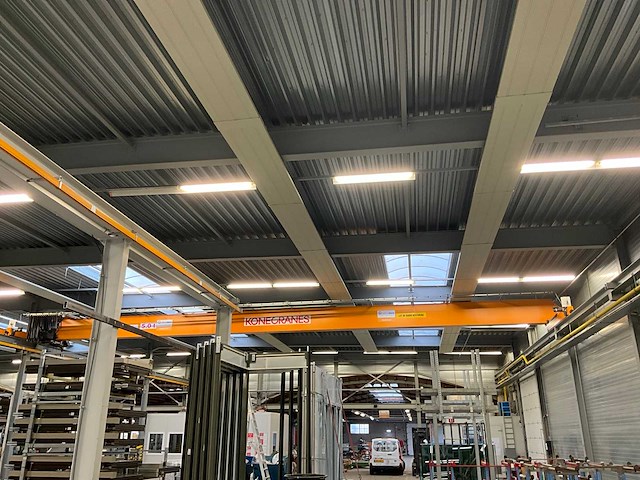Konecranes jc6835 enkelligger bovenloopkraan 5000kg v.v. ctx400 loopcat met elektro staaldraadtakel + 77 meter m1 kraanbaan - afbeelding 18 van  24