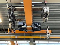 Konecranes jc6835 enkelligger bovenloopkraan 5000kg v.v. ctx400 loopcat met elektro staaldraadtakel + 77 meter m1 kraanbaan - afbeelding 20 van  24